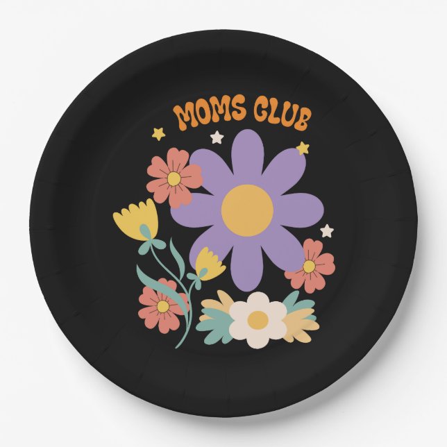 Mama Club Pappteller (Vorderseite)