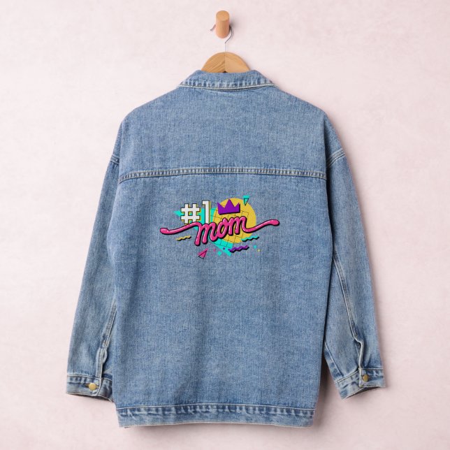 Mama Comic Book Style Jeansjacke (Hangar)