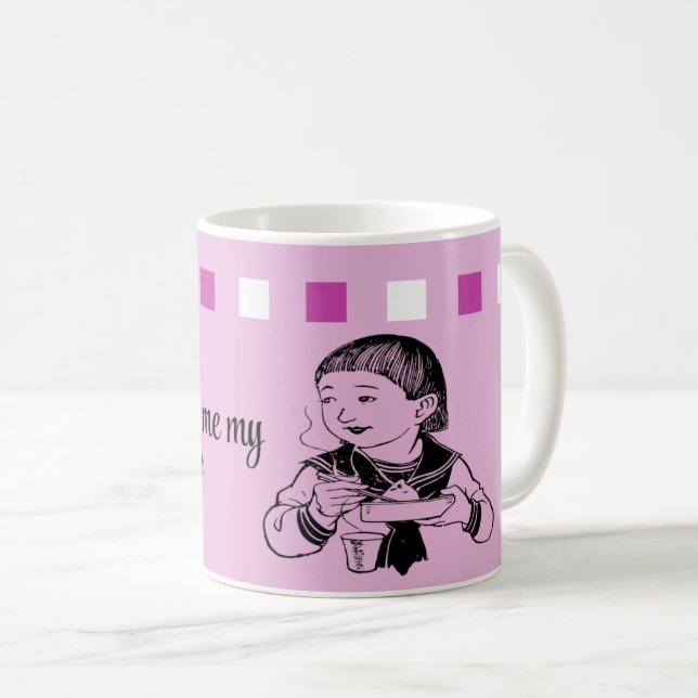 Mama Cooking: Feinschmecker Girl's Liebling Kaffeetasse (VorderseiteRechts)