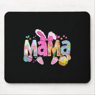 Mama Coquette Bow Bunny Oaster Sonnige Mama Mommy Mousepad