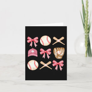 Mama Coquette Mothers Day Girls Baseball Mama Karte