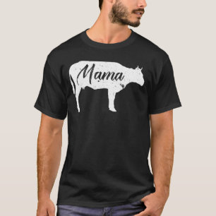 Mama Cow Heifer Bauer Kuh Rind Land T-Shirt
