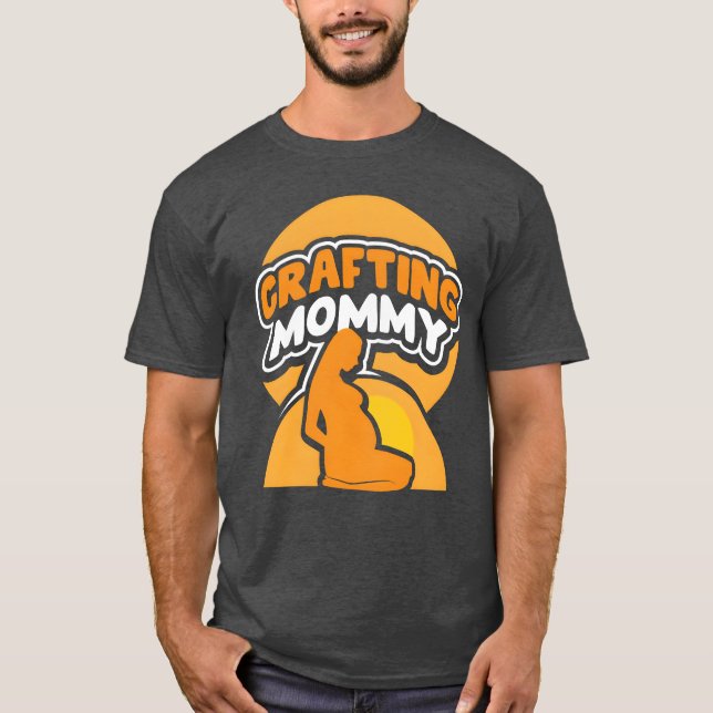 Mama Craft Mama Mother Hobbyist Freunde T-Shirt (Vorderseite)