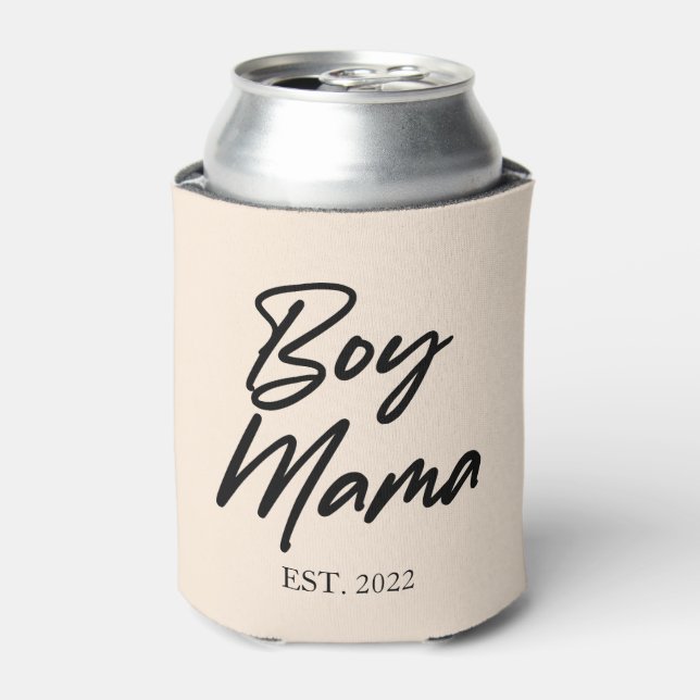 Mama Custom Est. Jahr Minimale Mama Mutter Mama Dosenkühler (Kanne Vorderseite)