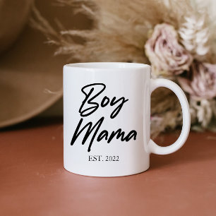 Mama Custom Est. Jahr Minimale Mama Mutter Mama Kaffeetasse