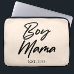 Mama Custom Est. Jahr Minimale Mama Mutter Mama Laptopschutzhülle<br><div class="desc">Dies ist ein individueller Date Boy Mama Women's Laptop Sleeve! Mutter-Tag-Mama Mama Mama Mama gibt Geschenke Junge Mama</div>