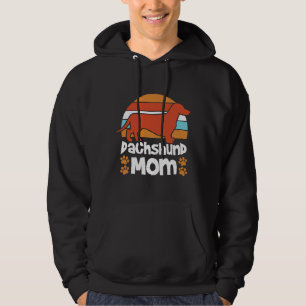 Mama Dackel Mama Hunde Hunde Welpe Hoodie