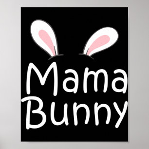 Mama Daddy Hase Ostertag Dad Schwanger Mom Match Poster
