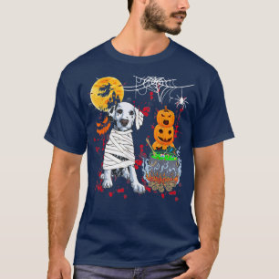 Mama Dalmatiner Hund Halloween Hund Beängstigenden T-Shirt
