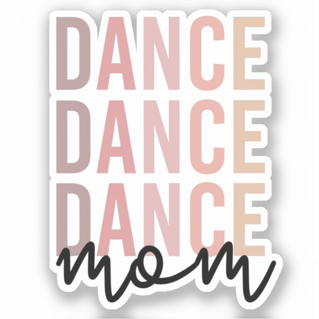 Mama | Dance Mama | Dancer Mama Gift Aufkleber (Vorderseite)