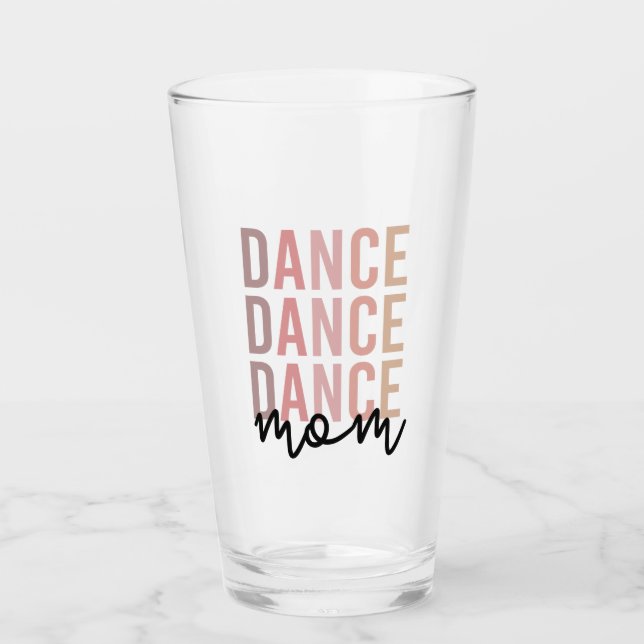 Mama | Dance Mama | Dancer Mama Gift Glas (Vorderseite)