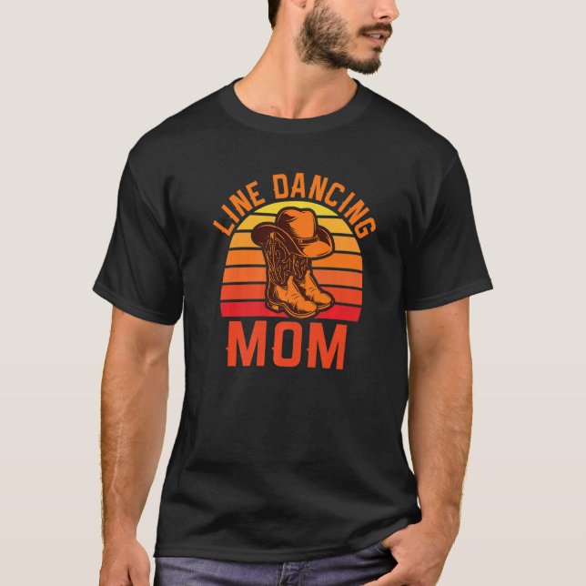 Mama Dancing Quote Dancer Puffer Text T-Shirt (Vorderseite)