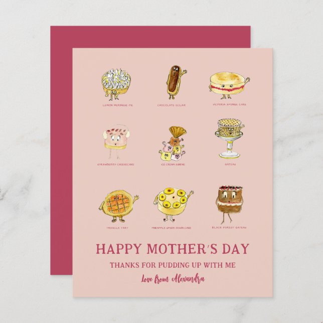 Mama Danke für das Sprichwort der lustigen Mütter (Vorne/Hinten)