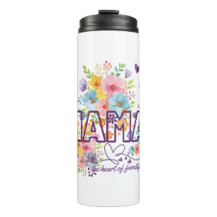 Mama, das Herz der Familie Modedesign Thermosbecher
