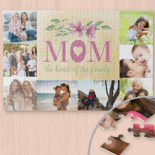Mama, das Herz der Familie Multi-Foto