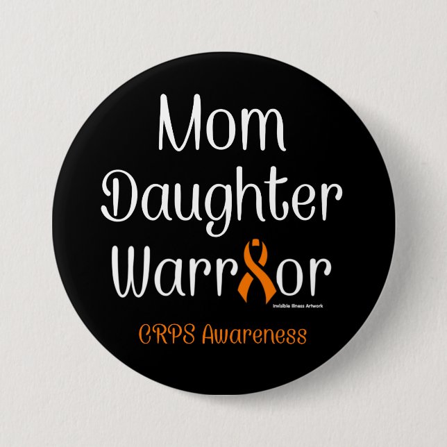 Mama Daughter Warrior...CRPS Button (Vorderseite)