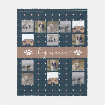 Mama de chien, 5 photo couverture en polaire