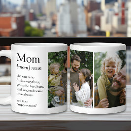 Mama Definition Funny & Heartfelt Familie Foto Kaffeetasse