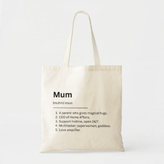 Mama Definition Tote Tasche - Funny Mother Day Gif