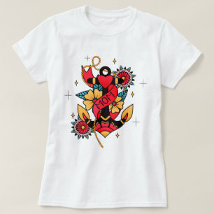 Mama Dekorative Ankeröffnung "Tattoo" T-Shirt
