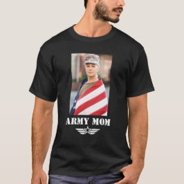 Mama der Armee mit Foto T-Shirt