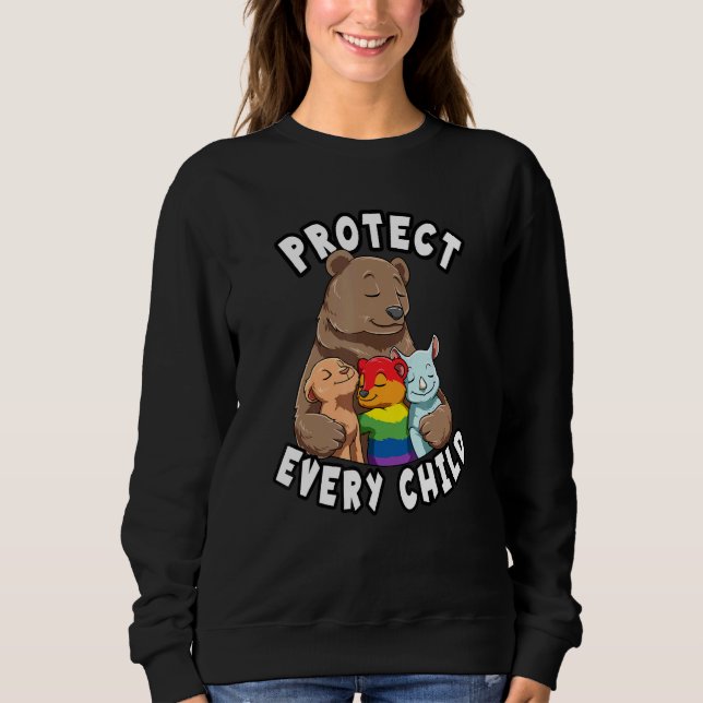Mama der Bären, die ihre Kinder Kümmre, für alle P Sweatshirt (Vorderseite)