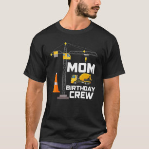 Mama der Baureihe der Crew am Geburtstag T-Shirt
