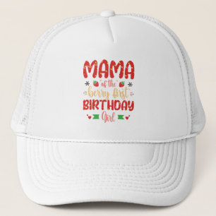 Mama der Berry Birthday Sweet Mama Erdbeeren Truckerkappe