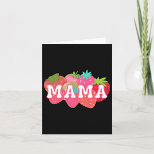 Mama der Berry ersten Geburtstag Strawberry Matchi Karte