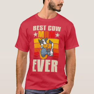 Mama der besten Kuh je Rinder Bauer Bulle Rinder T-Shirt
