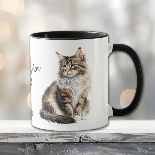 Mama der besten Norwegischen Waldkatze je Tasse (Von Creator hochgeladen)