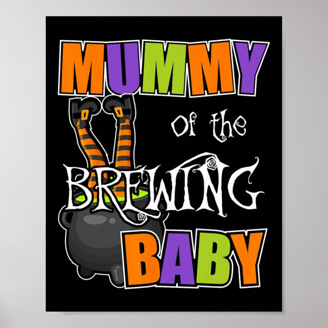 Mama der Brewing Baby Halloween Kostüme Poster (Vorne)