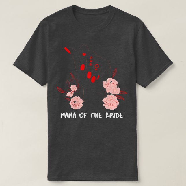 Mama der Bride 667 T-Shirt (Design vorne)