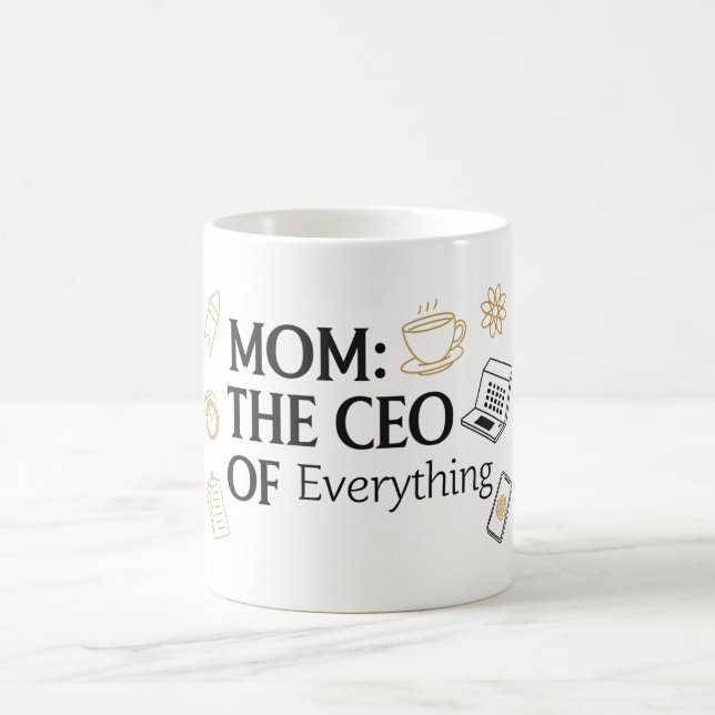 Mama: Der CEO von Everything Funny Kaffeetasse (Mittel)