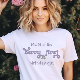 Mama der ersten Fee zum ersten Geburtstag Berry T-Shirt