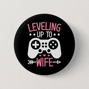 Mama der Gamer-Ehefrau bis zur Ehefrau-Gaming-Brid Button