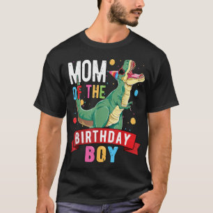 Mama der Geburtstagsjunge Frauen, die Trex Birthd T-Shirt