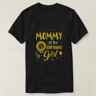 Mama der Geburtstagskinder-Mama Sonnenblumen Gesch T-Shirt