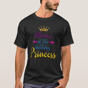 Mama der Geburtstagsprinzessin Matching Family Fun T-Shirt