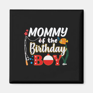 Mama der Jungen-Angelfamilie am Geburtstag Magnet