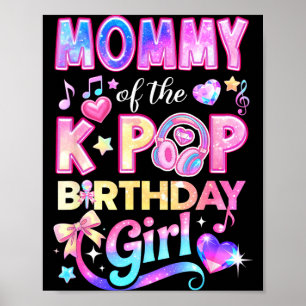 Mama der K-Pop-Birthday-Girls koreanische Musik Poster