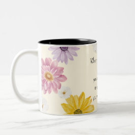Mama der Kaffee-Tasse der reinsten Liebe Zweifarbige Tasse