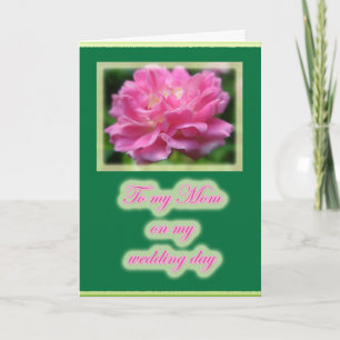 Mama der Kletterpartie auf meiner Hochzeitskarte Dankeskarte