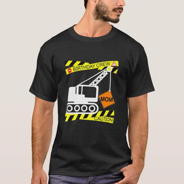 Mama der Konstruktion des Lkw-Baugewerbes T-Shirt (Vorderseite)