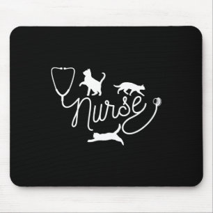 Mama der Krankenschwester Katzenpflege - Rn Nurve Mousepad