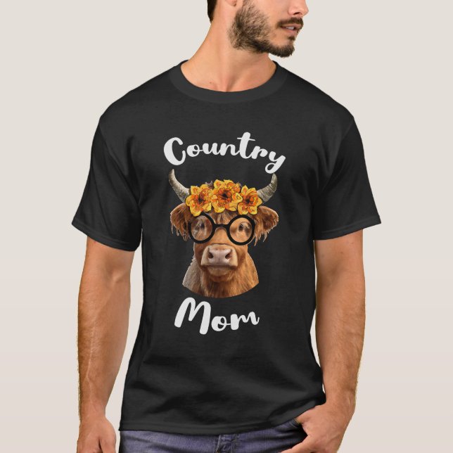 Mama der landwirtschaftlichen Mama oder Mama von K T-Shirt (Vorderseite)