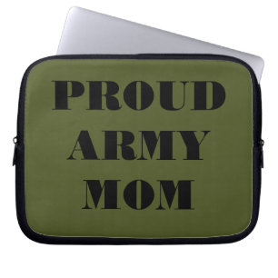 Mama der Laptop Sleeve Proud Army