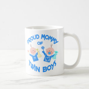 Mama der Mutter Tagesder Doppeljungen Kaffeetasse