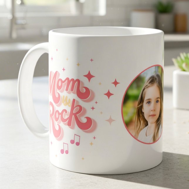 Mama der Mutter Typografie Foto Kaffeetasse (Von Creator hochgeladen)