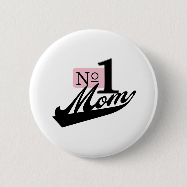 Mama der Nr.-eine Button (Vorderseite)